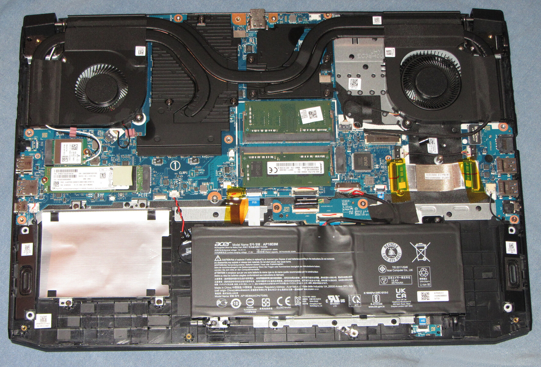How to replace and fix ACER AN517-41 an517-52-72QF 30pin LED DC02003P300 LCD Cable (Acer Nitro 5 AN517-41-R5Z7)